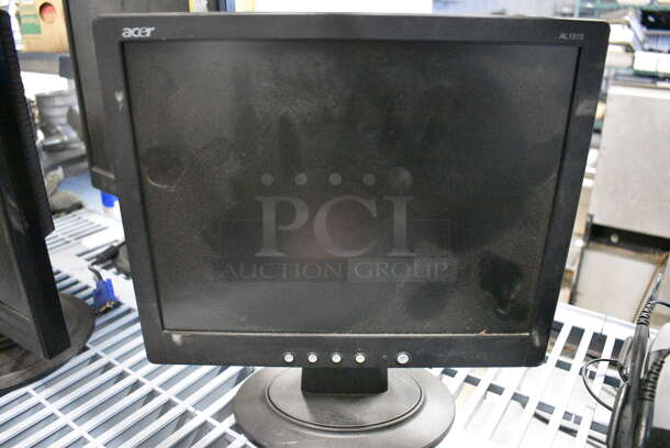 2 15" Acer Model AL1515b Monitors. 2x Your Bid!  - Image 3 of 5