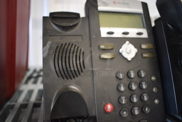 2 Polycom Model SoundPoint IP 2201-12320-001 Phones. 6x5x7.5. 2x Your Bid! - Image 3 of 4