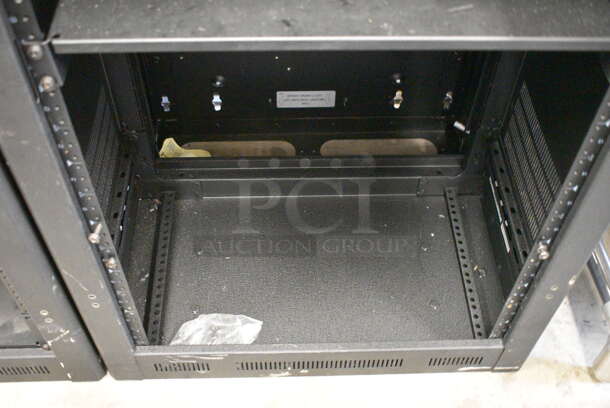 Black Metal Cabinet for Rack Units. 23x19x43 - Image 4 of 4
