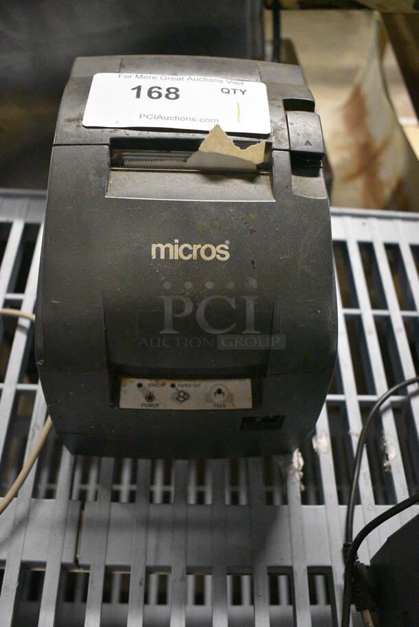 Micros Model M188B Receipt Printer. 6.5x9.5x7