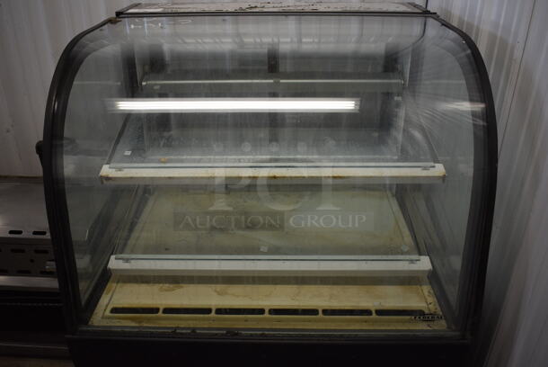 SWEET! Federal Commercial Metal Floor Style Dry Display Case. 36x35x40.5
