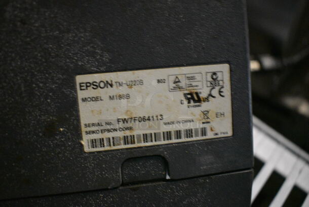 Micros Model M188B Receipt Printer. 6.5x9.5x7 - Image 4 of 4