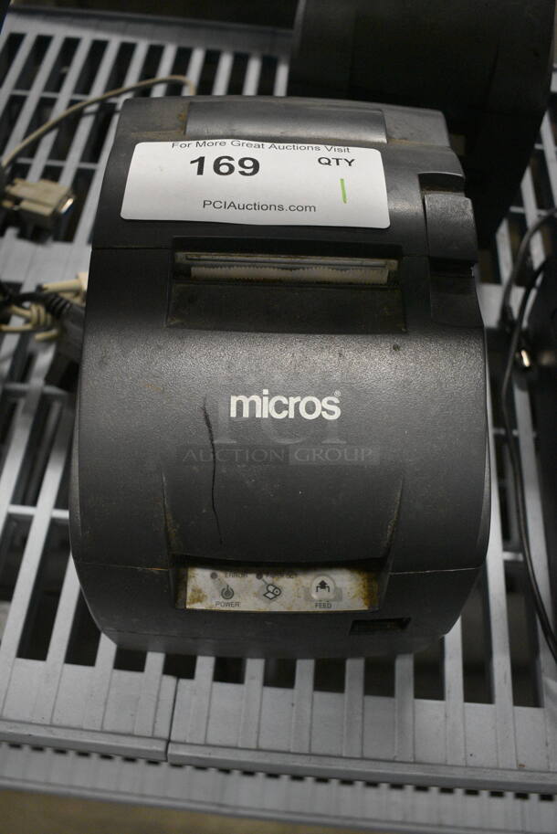 Micros Model M188B Receipt Printer. 6.5x9.5x7