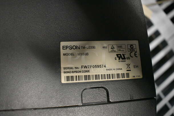 Micros Model M188B Receipt Printer. 6.5x9.5x7 - Image 4 of 4