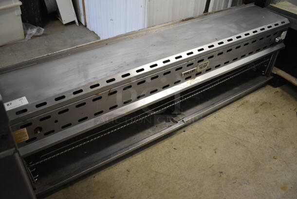 LATE MODEL! AWESOME! Vulcan Stainless Steel Commercial Gas Powered 6' Salamander Cheese Melter. 72x20x22 - Image 2 of 7