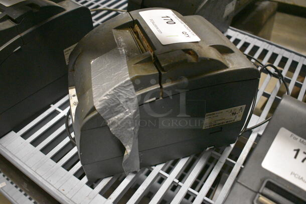 Micros Model M188B Receipt Printer w/USB Cable. 6.5x9.5x7 - Image 2 of 5
