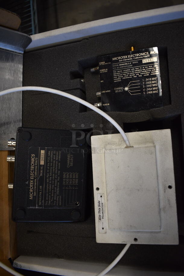 MicroTex Electronics Model Minilink 2.4 Audio/Video Transmitter. Comes With Original Box! - Image 2 of 4