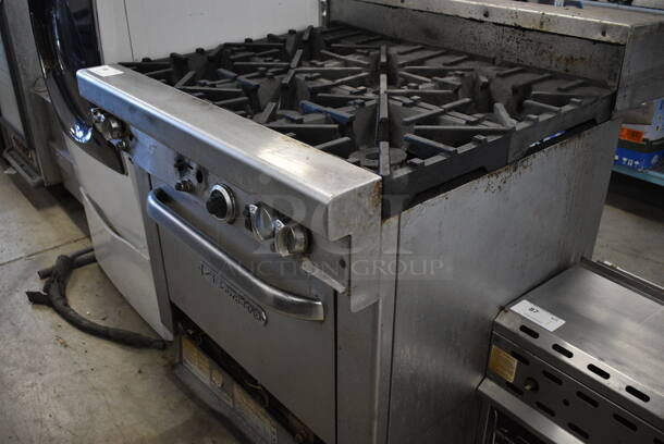 BEAUTIFUL! Southbend Stainless Steel Commercial 6 Burner Range w/Lower Oven and Controls. 36.5x41.5x42 - Image 3 of 10
