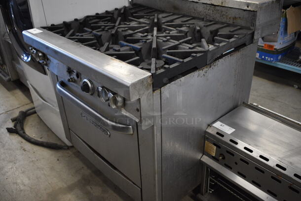 BEAUTIFUL! Southbend Stainless Steel Commercial 6 Burner Range w/Lower Oven and Controls. 36.5x41.5x42 - Image 6 of 10