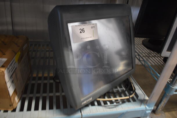 15" Micros POS Screen w/Table Stand - Image 2 of 5