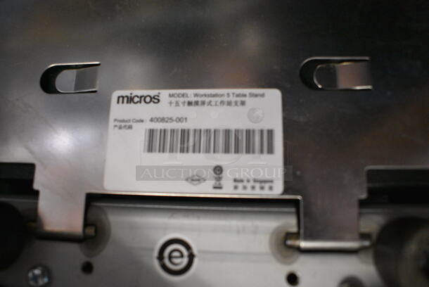 15" Micros POS Screen w/Table Stand - Image 4 of 5