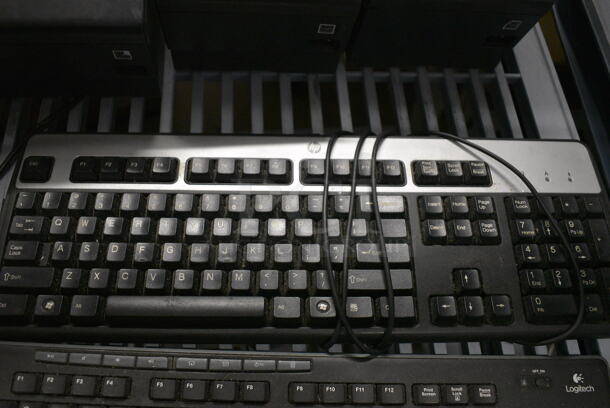 2 HP Keyboards! 17.5x5.5x.5. 2x Your Bid! - Image 4 of 5