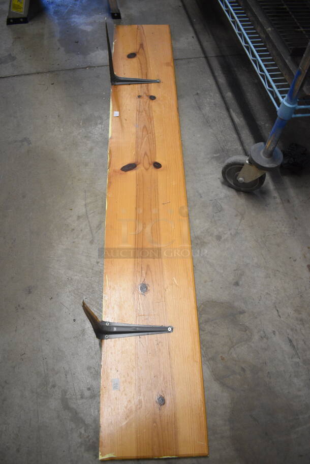 Wooden Shelf. 60x9x10.5 - Image 3 of 4