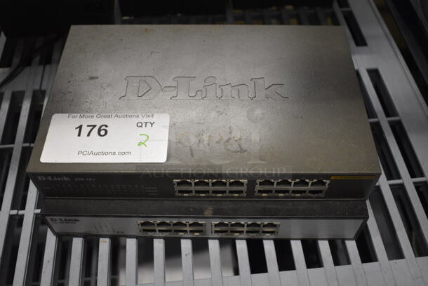 2 D-Link Model DSS-16+ Switches. 11x7x2, 11x5x2. 2 Times Your Bid! - Image 1 of 6