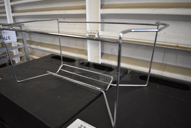 6 Metal Chafing Dish Frames. 24.5x12.5x10. 6 Times Your Bid! - Image 3 of 4
