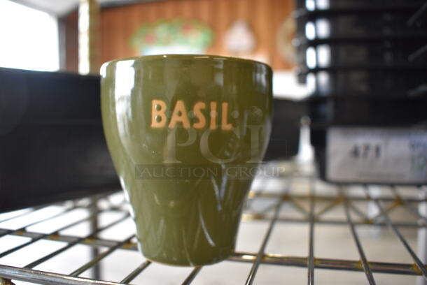 12 Green Ceramic Mugs. 3x3x4. 12 Times Your Bid! - Image 2 of 4