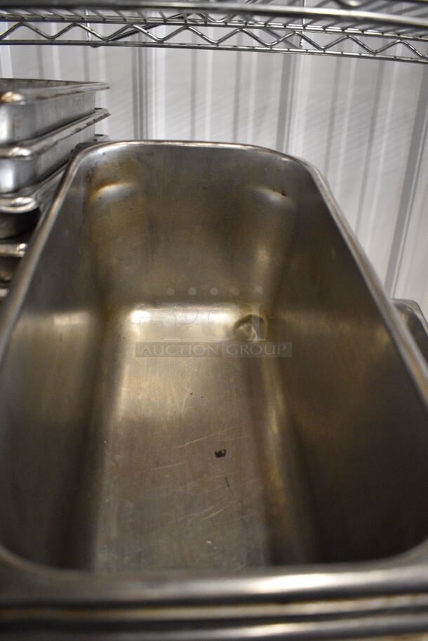 10 Stainless Steel 1/3 Size Drop In Bins. 1/3x6. 10 Times Your Bid! - Image 2 of 4