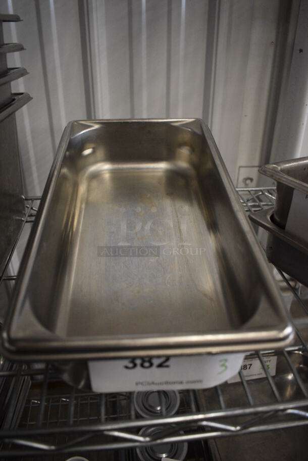 3 Stainless Steel 1/3 Size Drop In Bins. 1/3x2, 1/3x4. 3 Times Your Bid! - Image 2 of 5