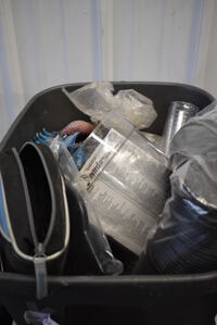 ALL ONE MONEY! Lot of Various Items Including Stainless Steel Polish in Poly Bin!