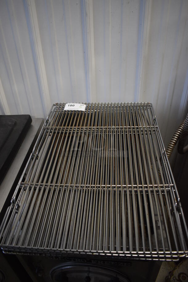 5 Metal Racks. 24x16.5x0.5. 5 Times Your Bid!