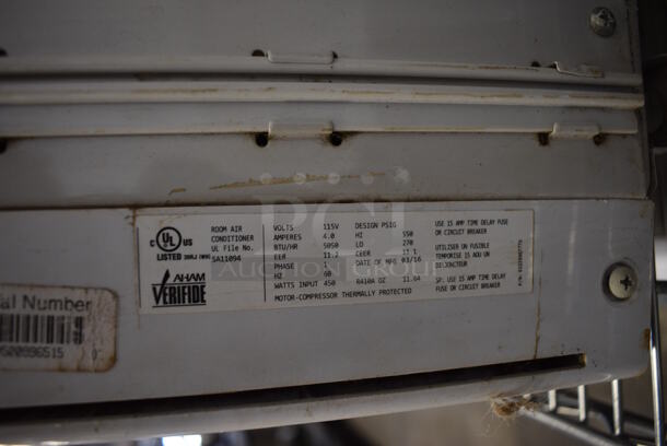 Verifide Window Air Conditioner. 115 Volt, 1 Phase. 18x17x13 - Image 4 of 5