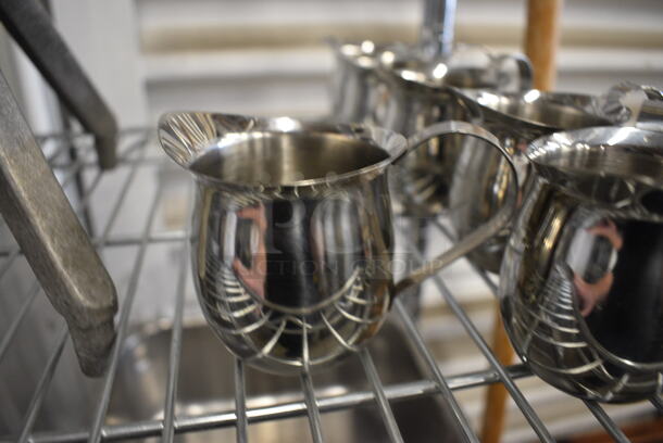 7 Metal Pitchers. 4x2.5x3. 7 Times Your Bid! - Image 3 of 4