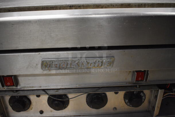 SUPER! MagiKitch'n Stainless Steel Commercial Countertop Gas Powered Chrome Top Flat Top Griddle. 48x31x19 - Image 4 of 8