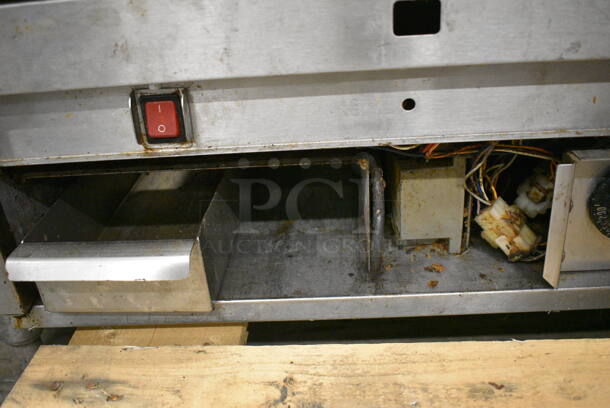 SUPER! MagiKitch'n Stainless Steel Commercial Countertop Gas Powered Chrome Top Flat Top Griddle. 48x31x19 - Image 5 of 8