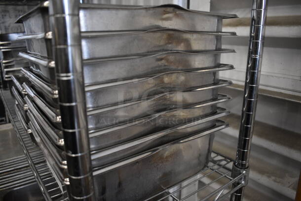 8 Stainless Steel 1/2 Size Drop In Bins. 1/2x4. 8 Times Your Bid! - Image 3 of 4
