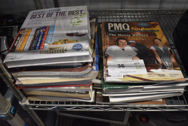 ALL ONE MONEY! Various Magazines Including Food & Wine Magazine, Food & Wine Cookbook and The Vietnam War