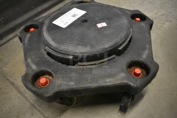 Black Trash Can Dolly. 17x17x6 - Image 2 of 3