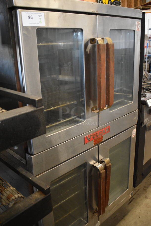 AMAZING! Vulcan Model ET-88-T Stainless Steel Commercial Double Stack Convection Oven w/View Through Doors. 208 Volt, 3 Phase. 40x33x63. 2x Your Bid! - Image 2 of 8