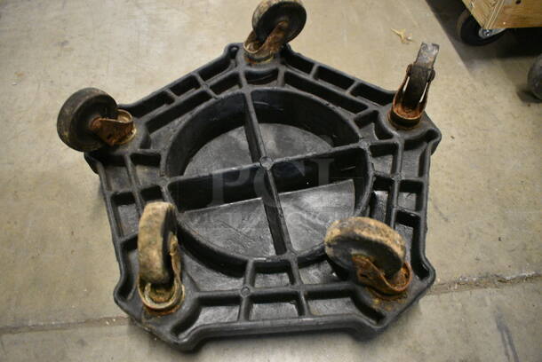 Black Trash Can Dolly. 17x17x6 - Image 3 of 3