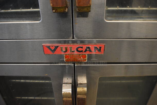 AMAZING! Vulcan Model ET-88-T Stainless Steel Commercial Double Stack Convection Oven w/View Through Doors. 208 Volt, 3 Phase. 40x33x63. 2x Your Bid! - Image 3 of 8