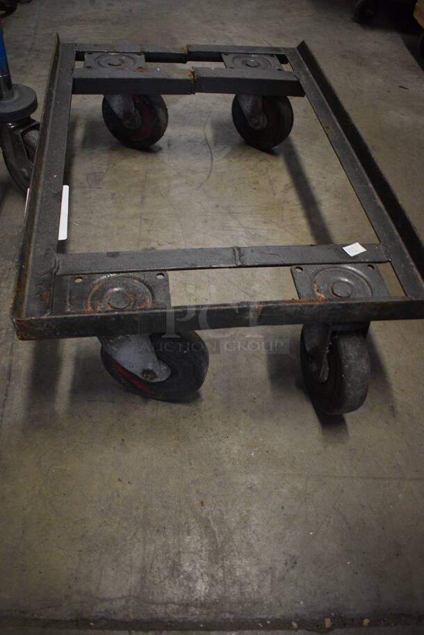 Metal Rectangular Dolly on Casters. 27x18x8 - Image 1 of 4