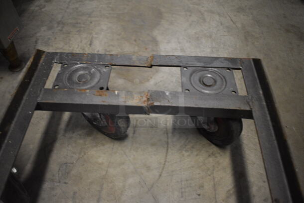 Metal Rectangular Dolly on Casters. 27x18x8 - Image 3 of 4