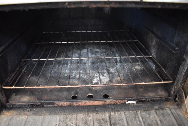 AWESOME! Garland Commercial Stainless Steel Vertical Upright Broiler on Metal Legs. 34x35x70 - Image 7 of 8
