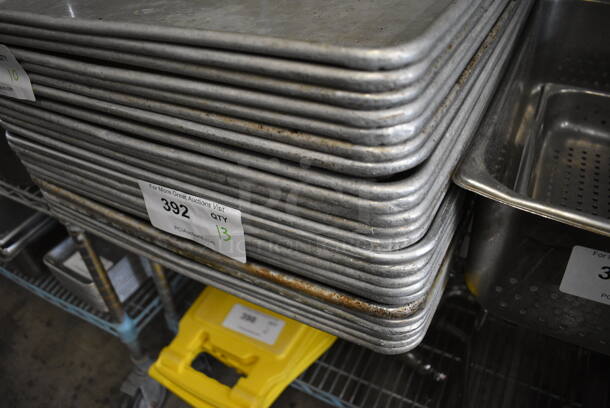 10 Metal Full Size Baking Pans. 18x26x1. 10 Times Your Bid! - Image 3 of 4