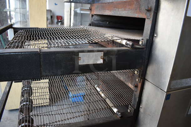 BEAUTIFUL! Pizza Pride Commercial Double Deck Conveyor Pizza Oven w/EconoVent Hood System. Belts are 118x34x18. Whole Unit is 140x44x56. 2x Your Bid! - Image 9 of 12
