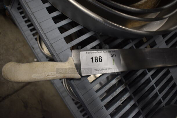 Metal Cheese Knife w/ 2 Handles 26" - Image 2 of 5