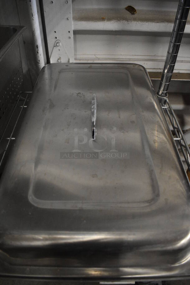 2 Stainless Steel Dome Lids. 13x21x4. 2 Times Your Bid! - Image 1 of 2