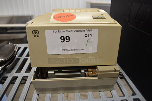 NCR Model 7167-1015-9001 Receipt Printer. 8x10x7 - Image 1 of 3