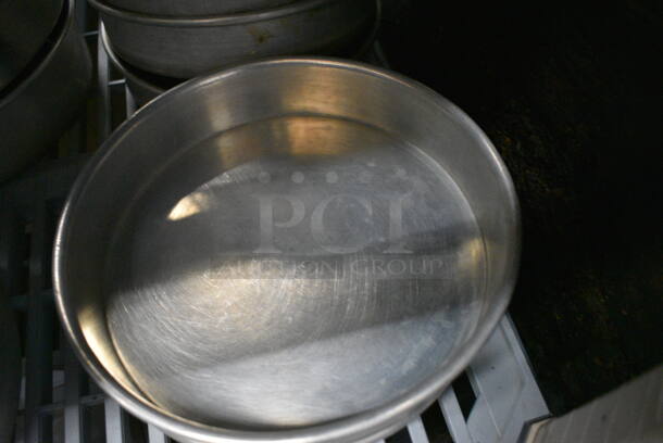 10 Metal Round Baking Pans. 9.5x9.5x2. 10 Times Your Bid! - Image 3 of 4