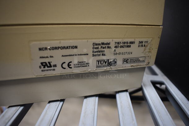 NCR Model 7167-1015-9001 Receipt Printer. 8x10x7 - Image 3 of 3