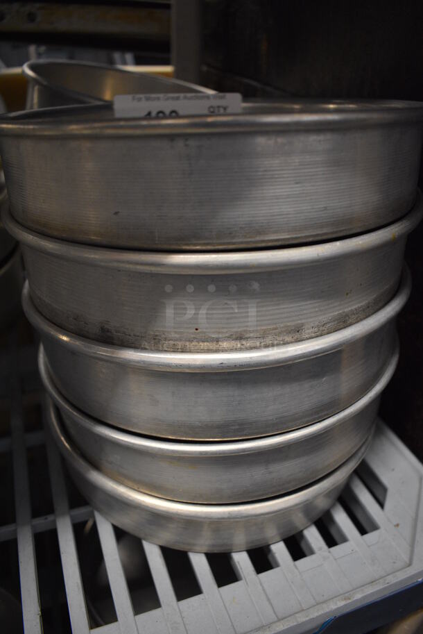 10 Metal Round Baking Pans. 9.5x9.5x2. 10 Times Your Bid! - Image 4 of 4