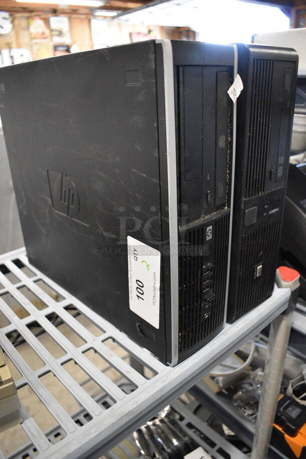 2 HP rp5700 Computer Towers. 13x15x4. 2x Your Bid - Image 2 of 8