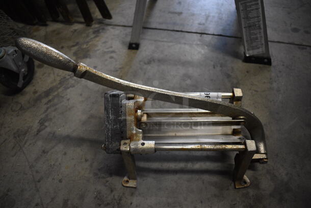 Metal Commercial Countertop French Fry Cutter. 19x8x11 - Image 1 of 4