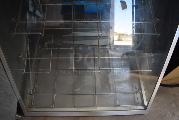 SUPER! Commercial Dry Glass Display Case With Racks. 30x30x34.5 - Image 3 of 5