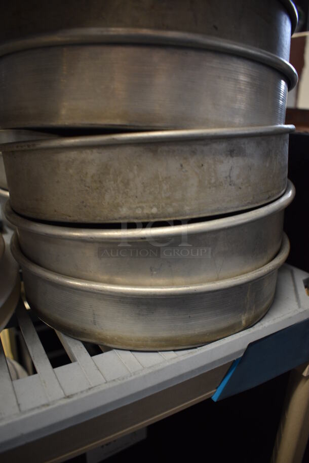 10 Metal Round Baking Pans. 9.5x9.5x2. 10 Times Your Bid! - Image 4 of 4