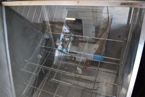 SUPER! Commercial Dry Glass Display Case With Racks. 30x30x34.5 - Image 4 of 5